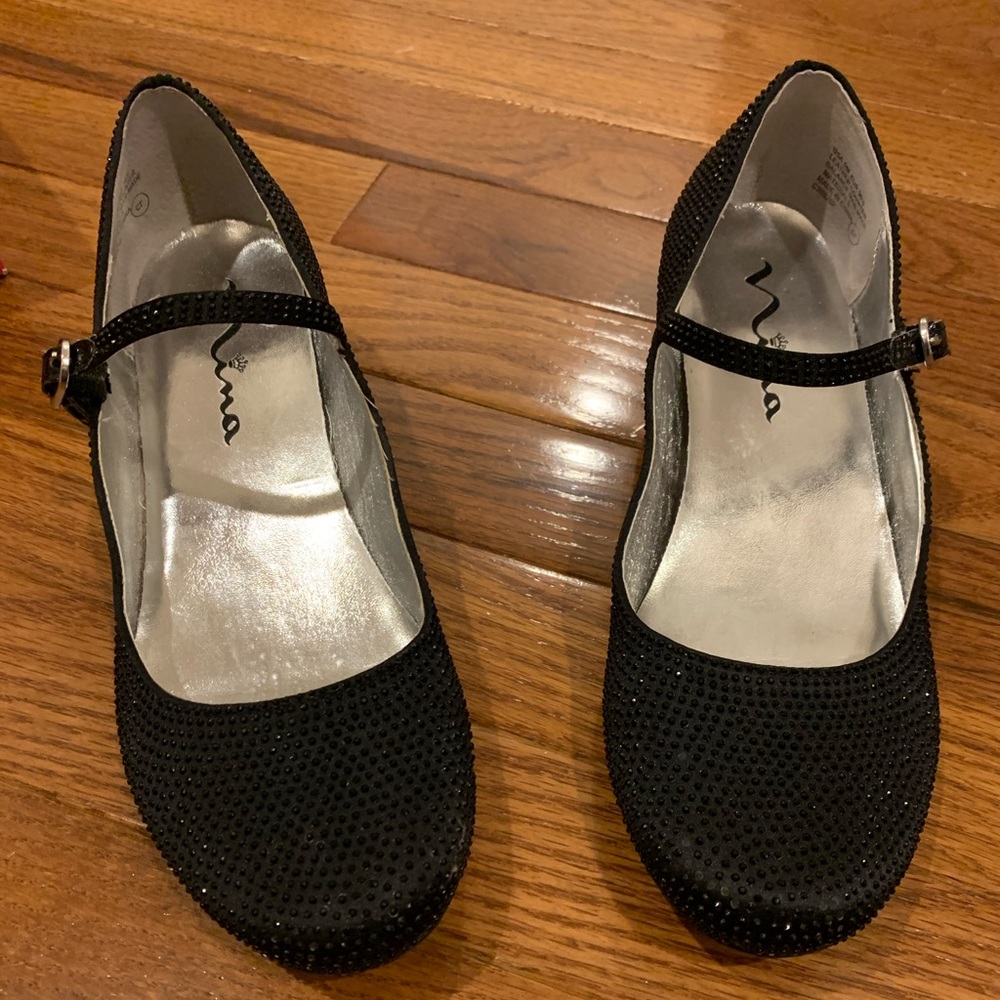 Nina Kids Black Zelia Heels